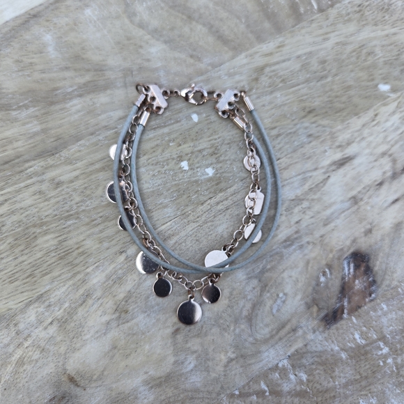 24. Rose Gold and Gray Women's Bracelet - Picture 3 of 8
